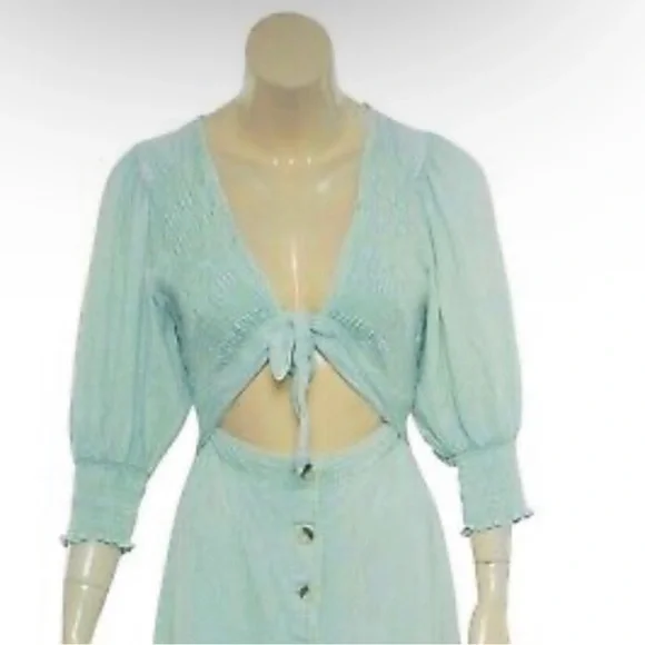 🍓SOLD🍓NWT Free People String of Hearts Maxi Dress - Picture 4 of 4